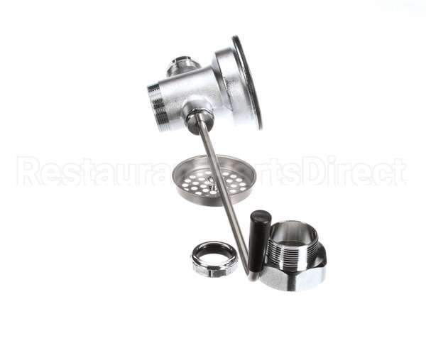 B-3950-SB T&S Brass Waste Drain Valve, Twist Handle, 3-1/2 X