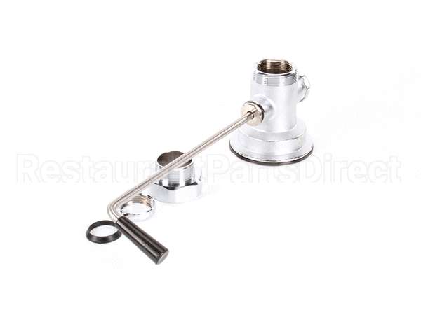 B-3950 T&S Brass Waste Drain Valve, Twist Handle, 3-1/2"