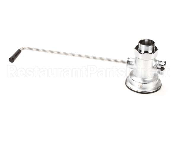 B-3950-XL T&S Brass Waste Drain Valve, Long Twist Handle, 3-