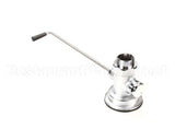 B-3950-XL T&S Brass Waste Drain Valve, Long Twist Handle, 3-