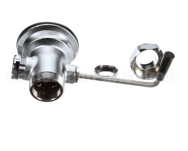 B-3950-XS T&S Brass Waste Drain Valve, Short Twist Handle, 3