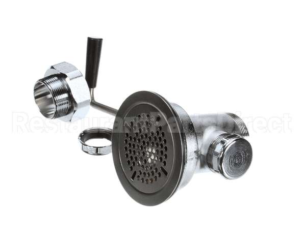 B-3950-XS T&S Brass Waste Drain Valve, Short Twist Handle, 3