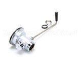 B-3952 T&S Brass Waste Drain Valve, Twist Handle, 3-1/2 X