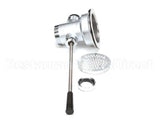 B-3972 T&S Brass Waste Drain Valve, Lever Handle, 3-1/2 X