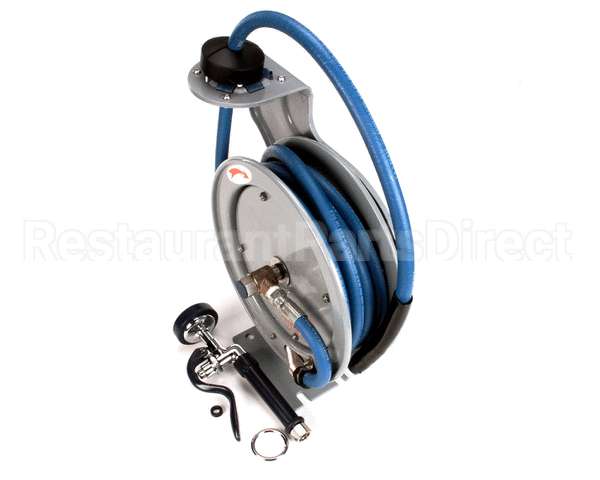 B-7212-01 T&S Brass Hose Reel, Open, Epoxy Coated, 3/8 Id X