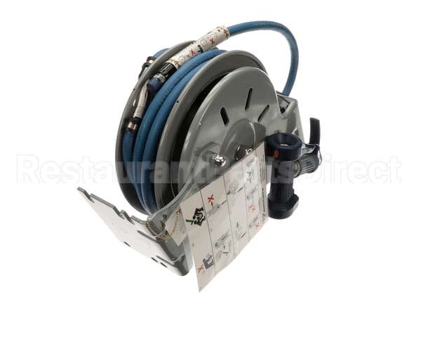 B-7212-05 T&S Brass Hose Reel Open Epoxy Coated 38X15'