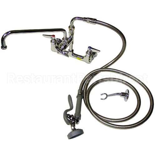 B0175 Compatible TS Brass Faucet Assembly 8" Ctr Wall 12" Noz