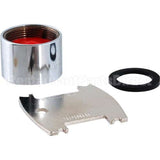 B0199-06 Compatible TS Brass Aerator, 2.2Gpm, Vandalresist