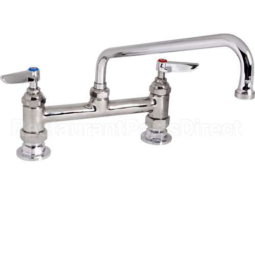 B0220-61X Compatible TS Brass Faucet, 8"Deck, 10"Spt, Leadfree