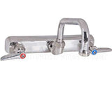 B1125 Compatible TS Brass Faucet, 8"Wall, 6"Spt, Leadfree