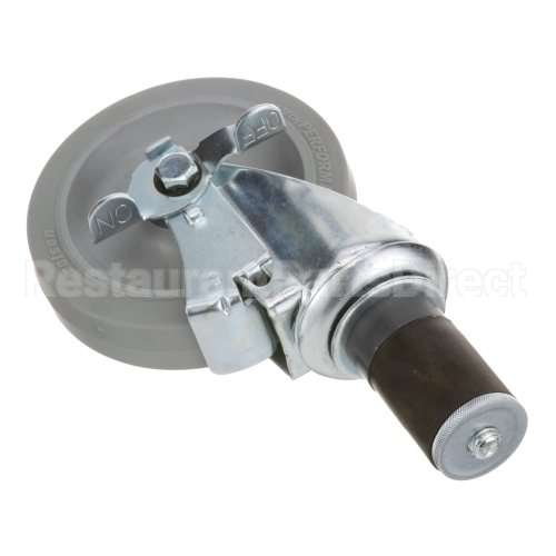 B240 Compatible Ayrking Swivel Stm Castr W/Brk 5 W 1-5/8 Od Tubing