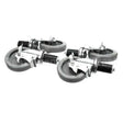 B241 Compatible Ayrking Caster Set - (4) Locking 5 Dia