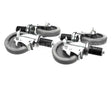 B241 Ayr King Caster Set - (4) Locking 5 Dia