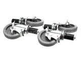 B241 Ayr King Caster Set - (4) Locking 5 Dia