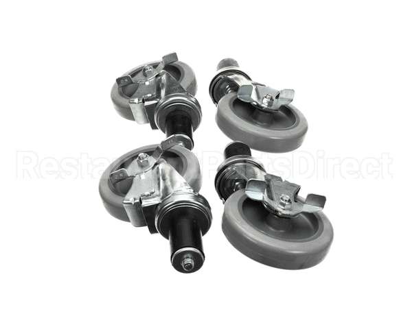 B241 Ayr King Caster Set - (4) Locking 5 Dia