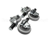 B241 Ayr King Caster Set - (4) Locking 5 Dia
