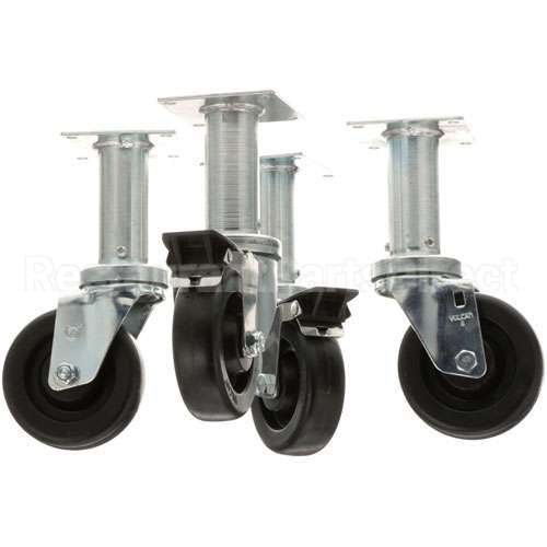 B3901504 Compatible Pitco Casters, 4"Wheel, 9"Lift, 4 Pk