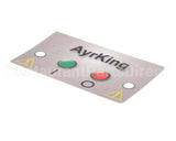 B531 Ayr King Mylar Control Board Sticker Fo