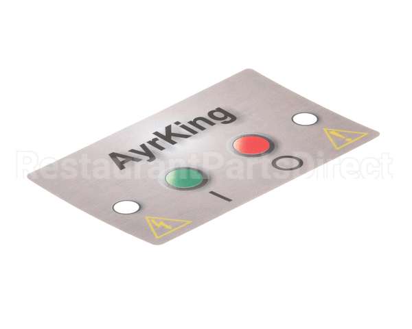 B531 Ayr King Mylar Control Board Sticker Fo