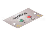 B531 Ayr King Mylar Control Board Sticker Fo