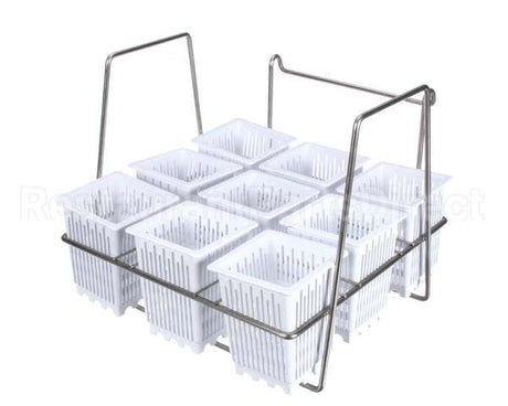 B9010006-C Pitco Set Ind Serv Baskets W/Rack