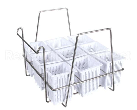 B9010006-C Pitco Set Ind Serv Baskets W/Rack