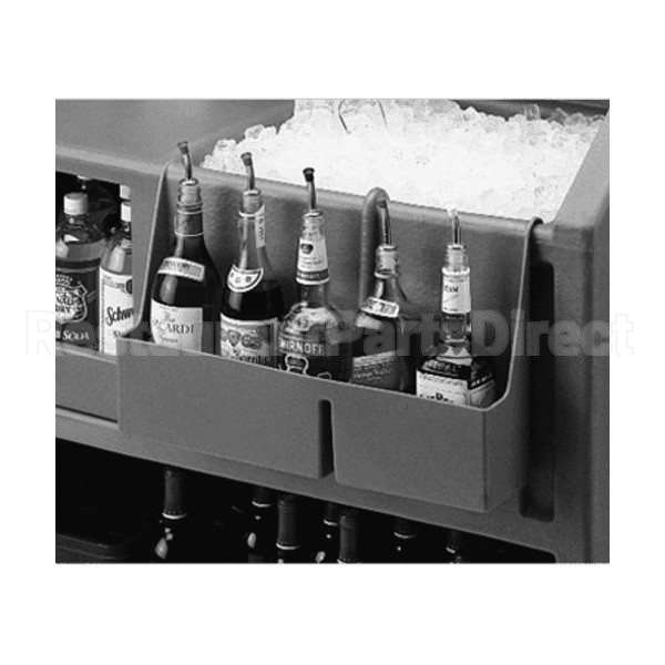 BAR54SR131 Compatible Cambro Speedrail, 5-Bottle, 19-1/2"L X 4-5/16"