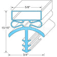 BLRB16545 Compatible Bally Door Gasket