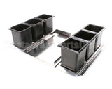 BW6-24R Perlick Ice Chest Bottle Wells, 6, Ts