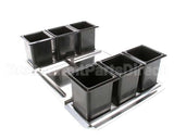 BW6-24R Perlick Ice Chest Bottle Wells, 6, Ts