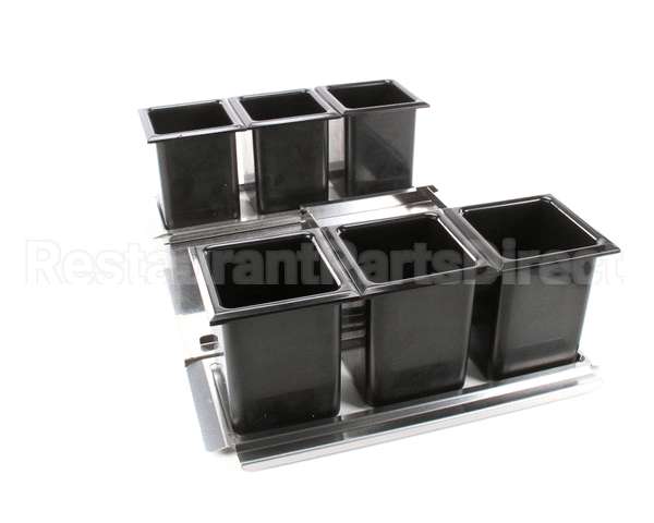 BW6-24R Perlick Ice Chest Bottle Wells, 6, Ts