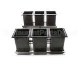 BW6-24R Perlick Ice Chest Bottle Wells, 6, Ts