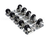 C-10X2 Glastender Caster, 2-1/2" H, Set Of Ten