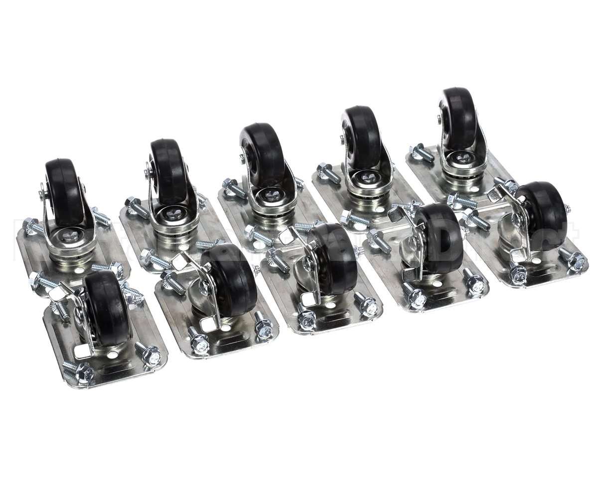 C-10X2 Glastender Caster, 2-1/2" H, Set Of Ten