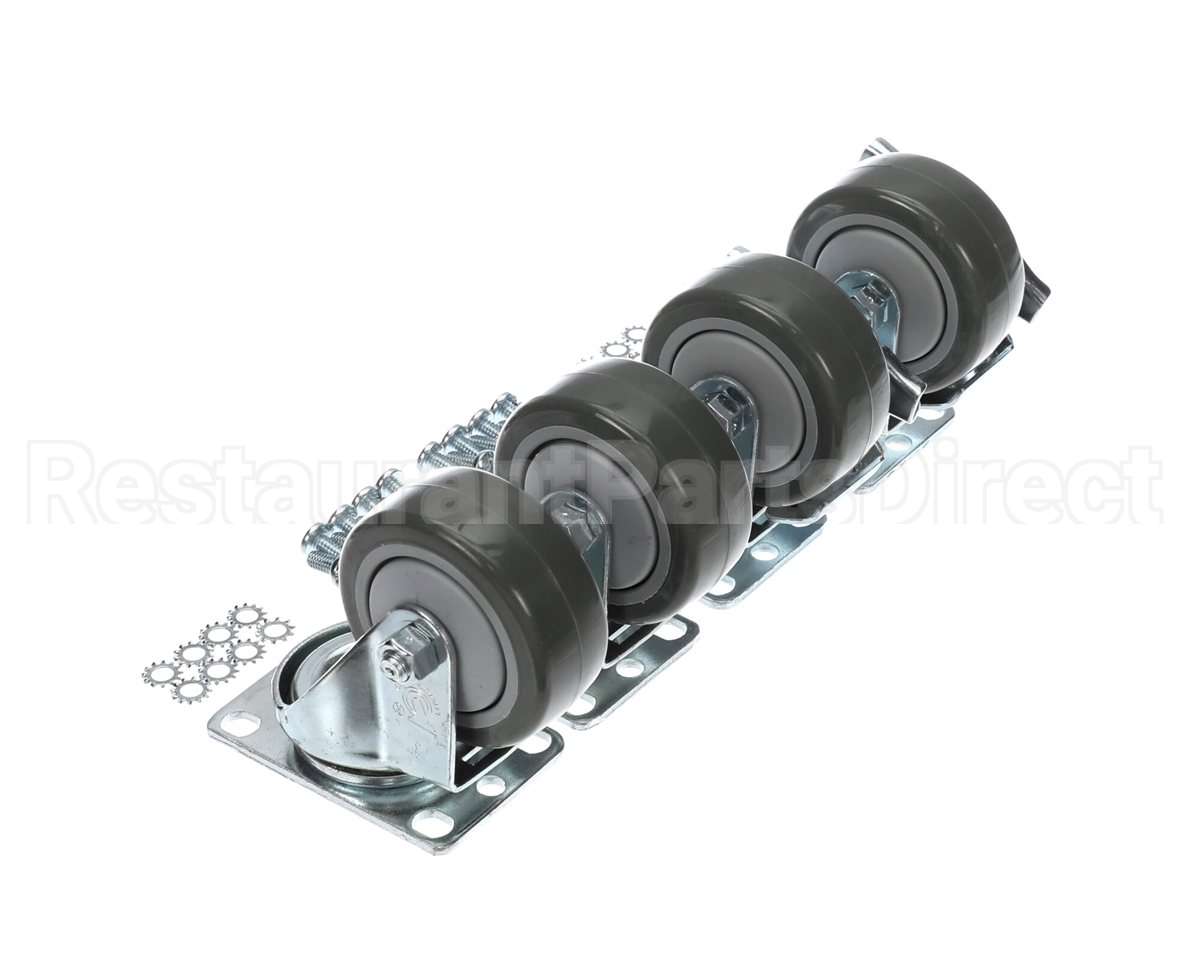 C-4X4-18 Glastender Caster Kit - 4 1/8" H Set Of 4