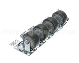 C-4X4-18 Glastender Caster Kit - 4 1/8" H Set Of 4