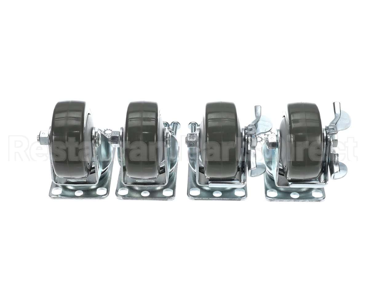 C-4X4-18 Glastender Caster Kit - 4 1/8" H Set Of 4