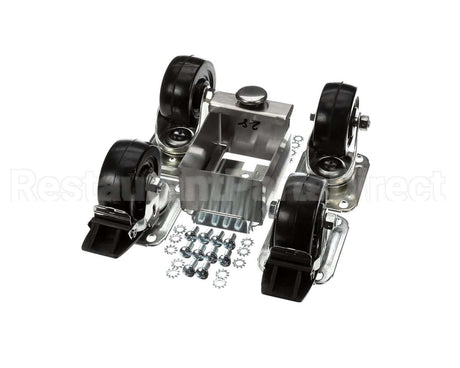 C-4X4-S Glastender Caster, 3-3/4" H, Set Of Four, Side Serv
