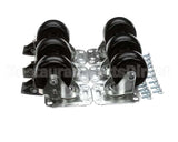 C-6X4 Glastender Caster, 3-3/4" H, Set Of Six