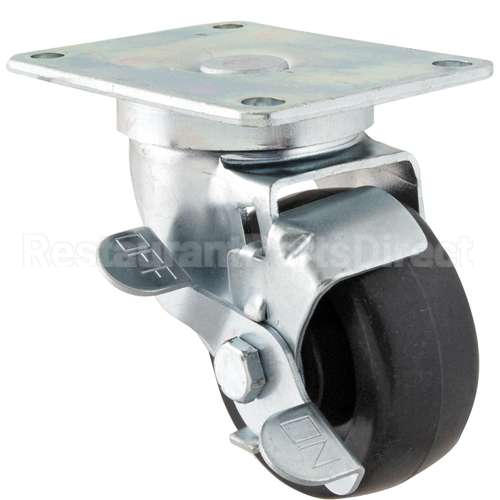 C22331 Compatible Perlick Caster, Plate, 3" Swl, W/Brk