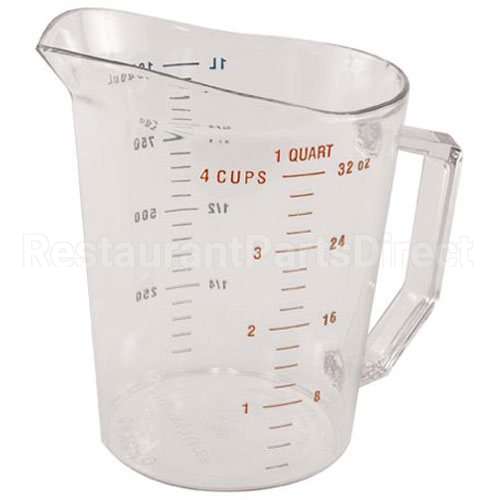 CAM100MCCW135 Compatible Cambro 1 Qt Measuring Cup-135 Clear