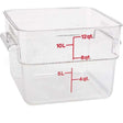CAM12SFSCW135 Compatible Cambro Container Sq Clear 12Qt
