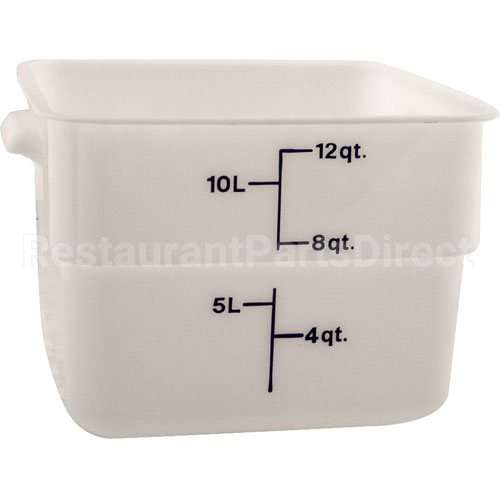 CAM12SFSP148 Compatible Cambro Container Sq 12Qt -148 Poly/White