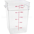 CAM22SFSCW135 Compatible Cambro Container Sq Clear 22Qt