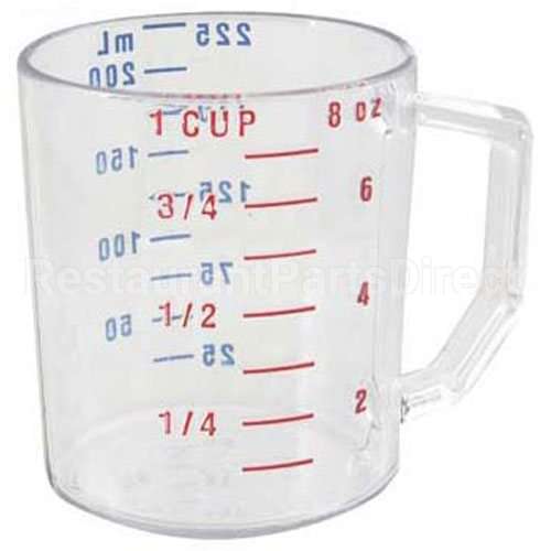 CAM25MCCW135 Compatible Cambro Cup, Measuring(1Cup, Dry, Clear)