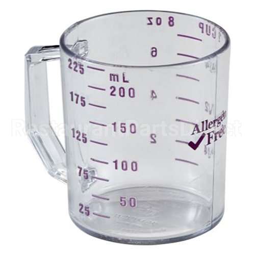 CAM25MCCW441 Compatible Cambro 1 Cup Measuring Cup Allergen-Free