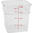 CAM4SFSCW135 Compatible Cambro Container Sq Clear 4Qt