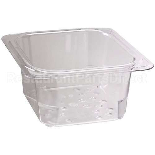 CAM63CLRCW135 Compatible Cambro Colander Food Pan 1/6X3 Clear