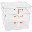 CAM6SFSCW135 Compatible Cambro Container Sq Clear 6Qt