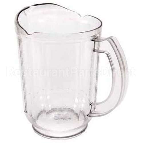 CAMPL60CW135 Compatible Cambro Pitcher 60 Oz Plst-135 Hammered/Clear